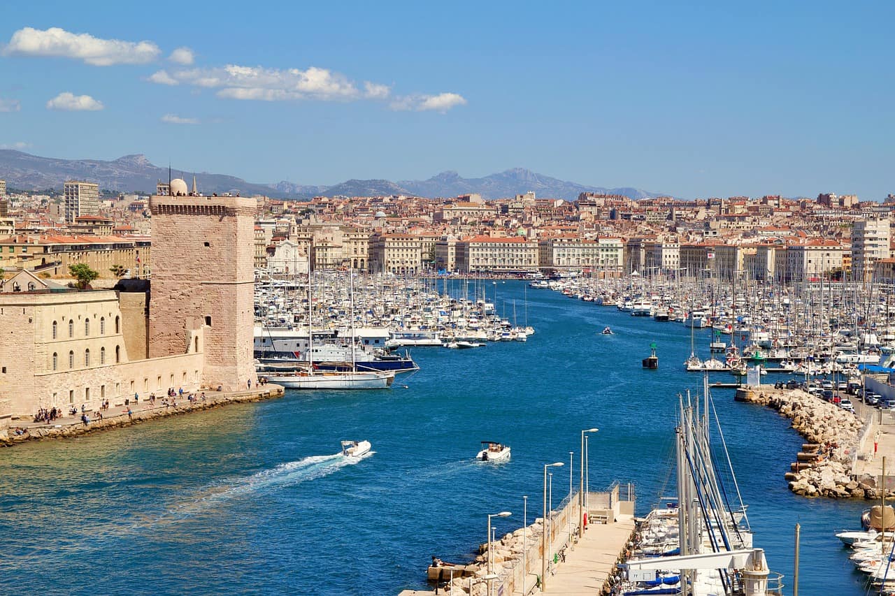 Port of Marseille in France